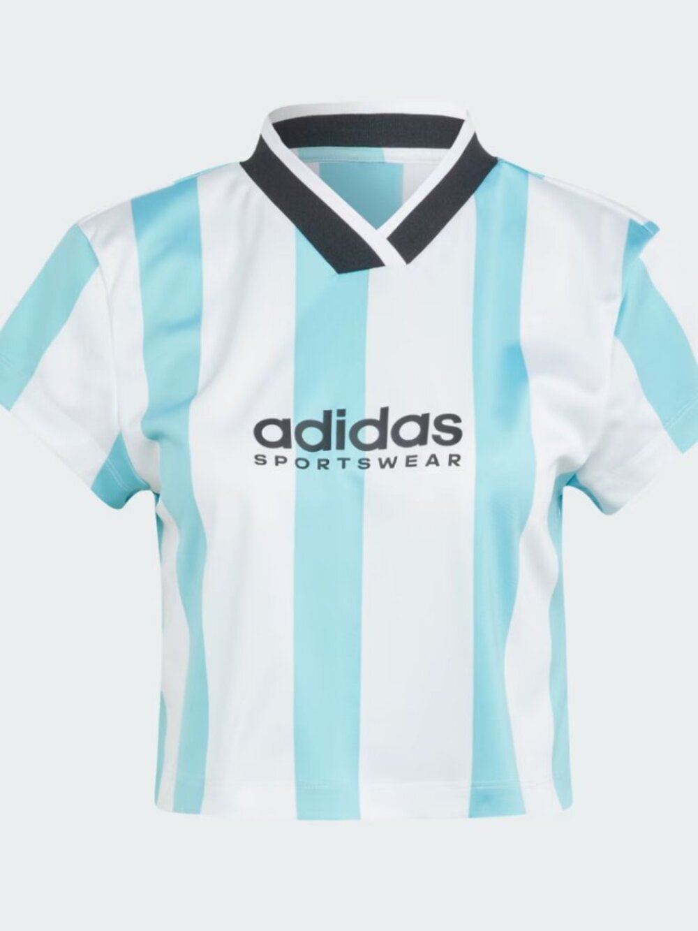 Adidas Tiro Colorblock Crop Tee Soccer Jersey Argentina RUNS SMALL